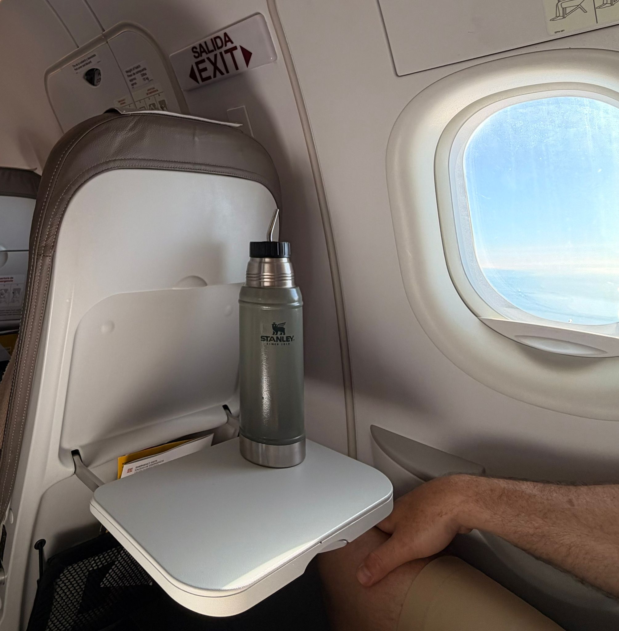 Mate con ZONDA en el avión